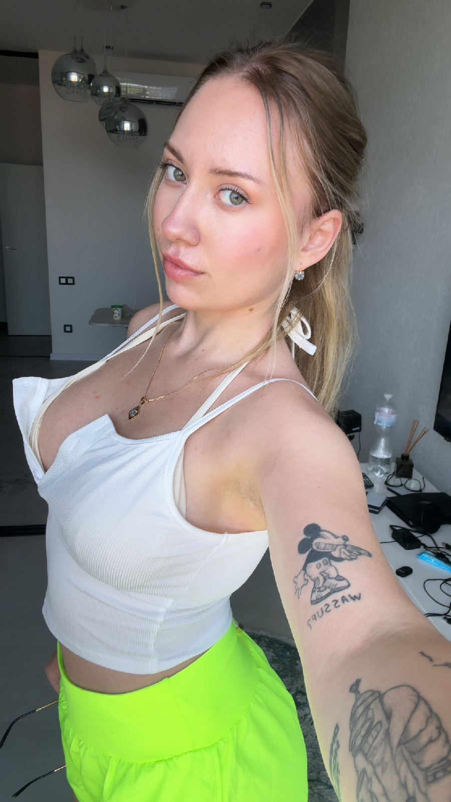 KateV in her underwear in Hachioji