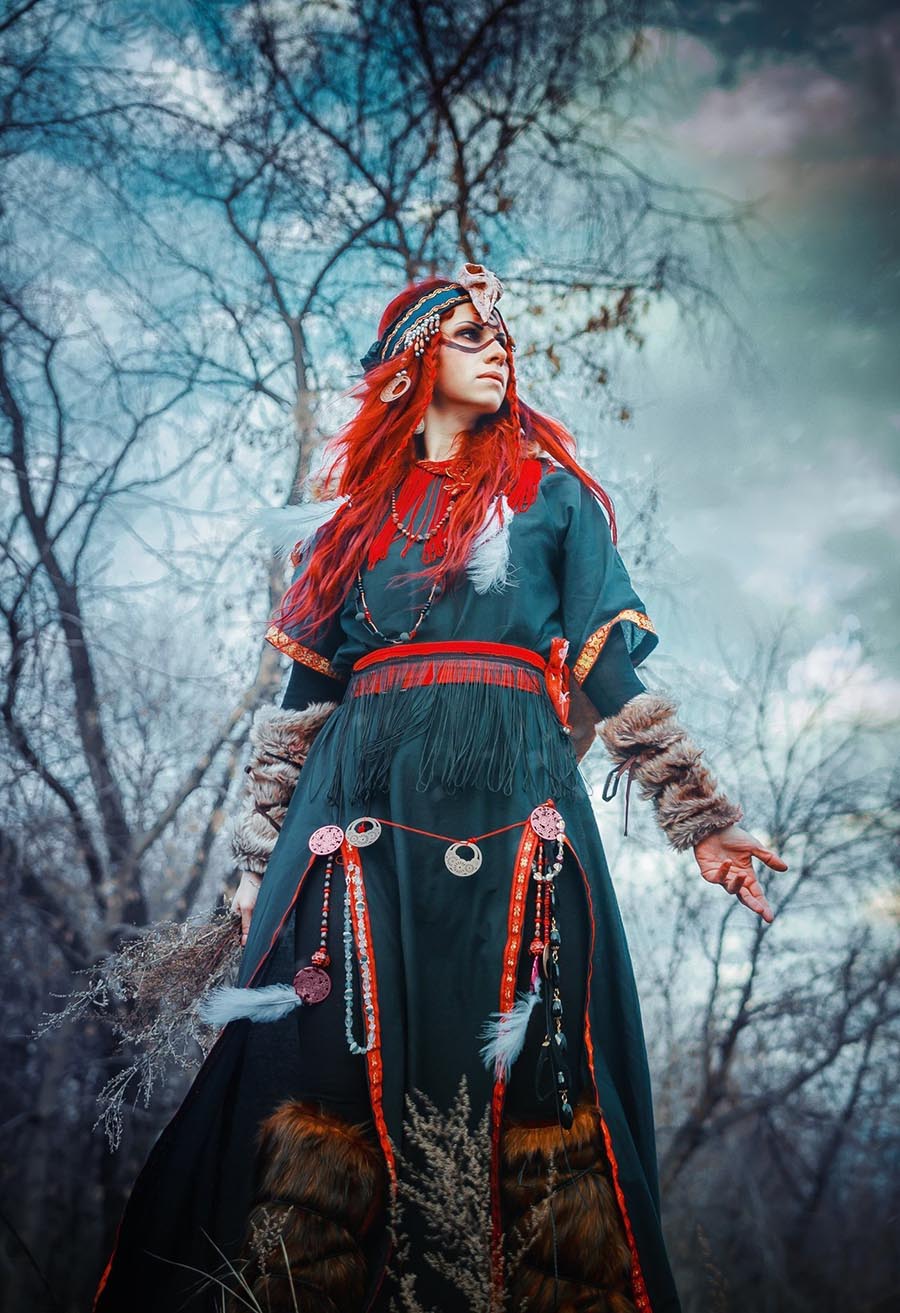 Girls in Slavic costumes underwear in Hachioji