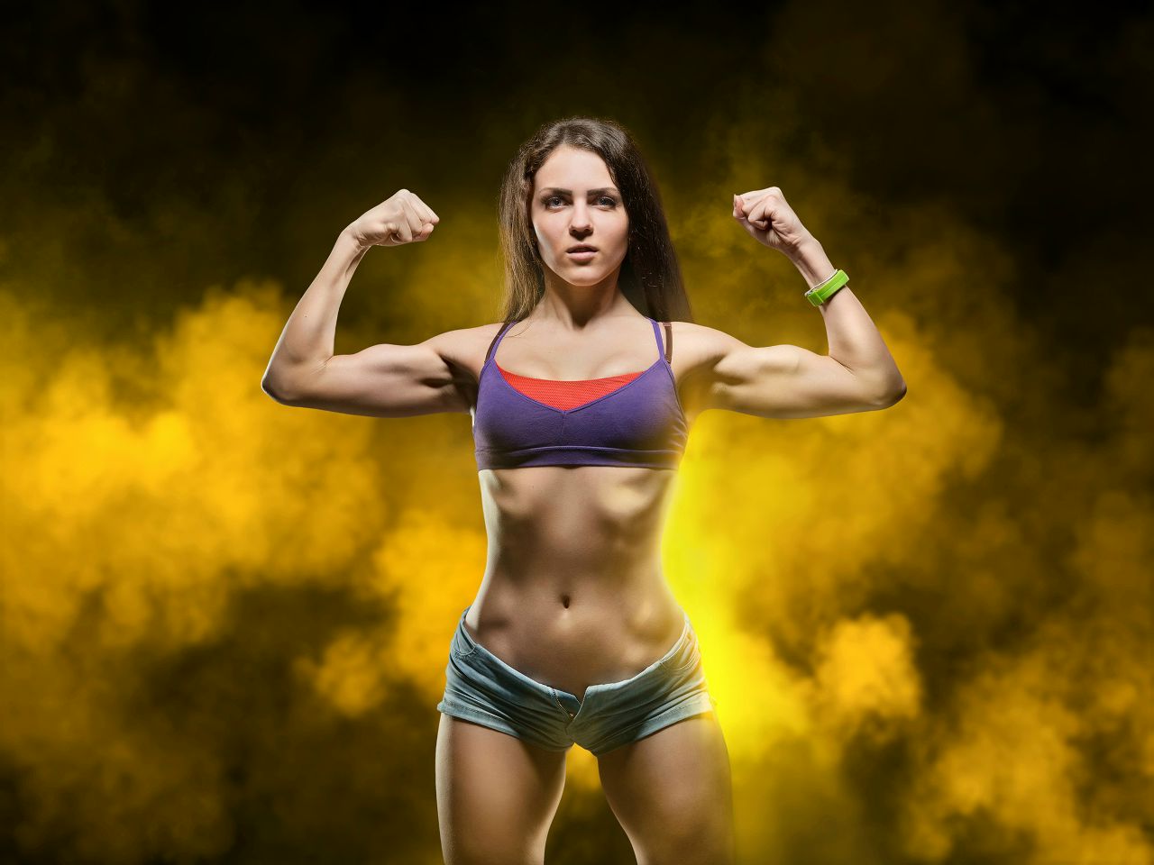 Athletic girls in Hachioji